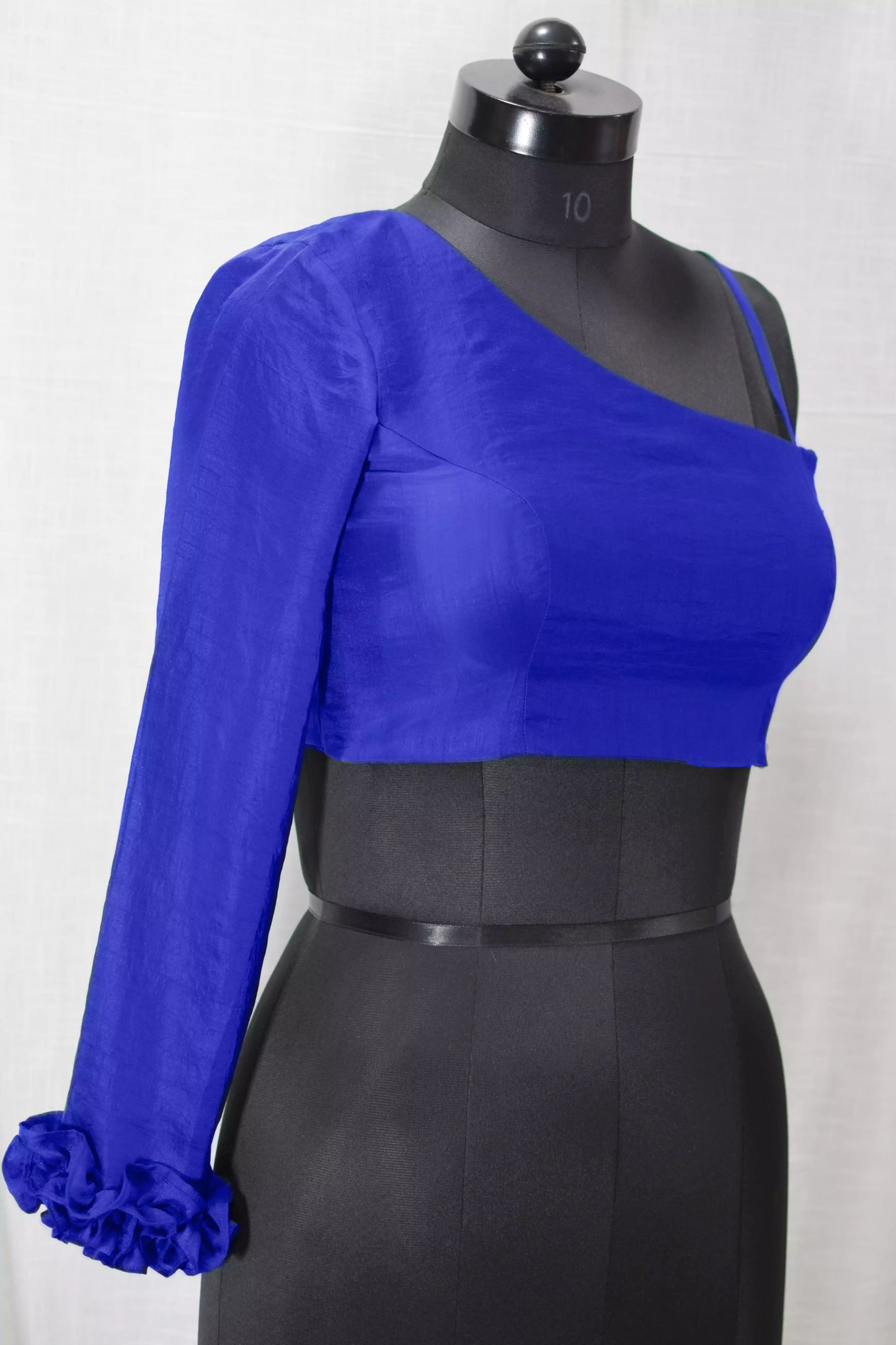 Silk Designer One shoulder Blouse