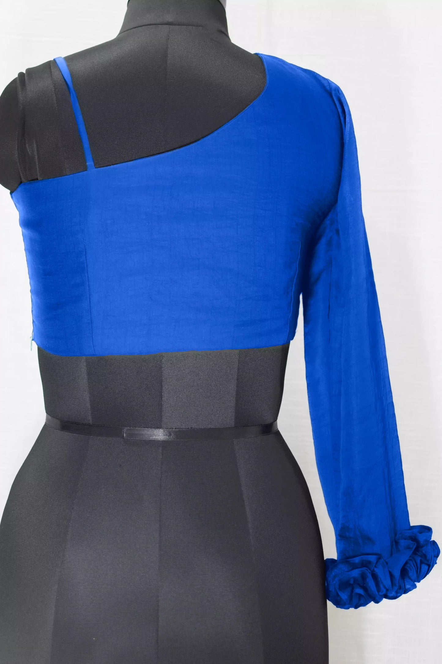 Silk Designer One shoulder Blouse