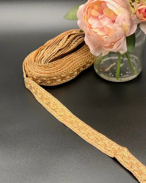 Designer Gold Zari Lace
