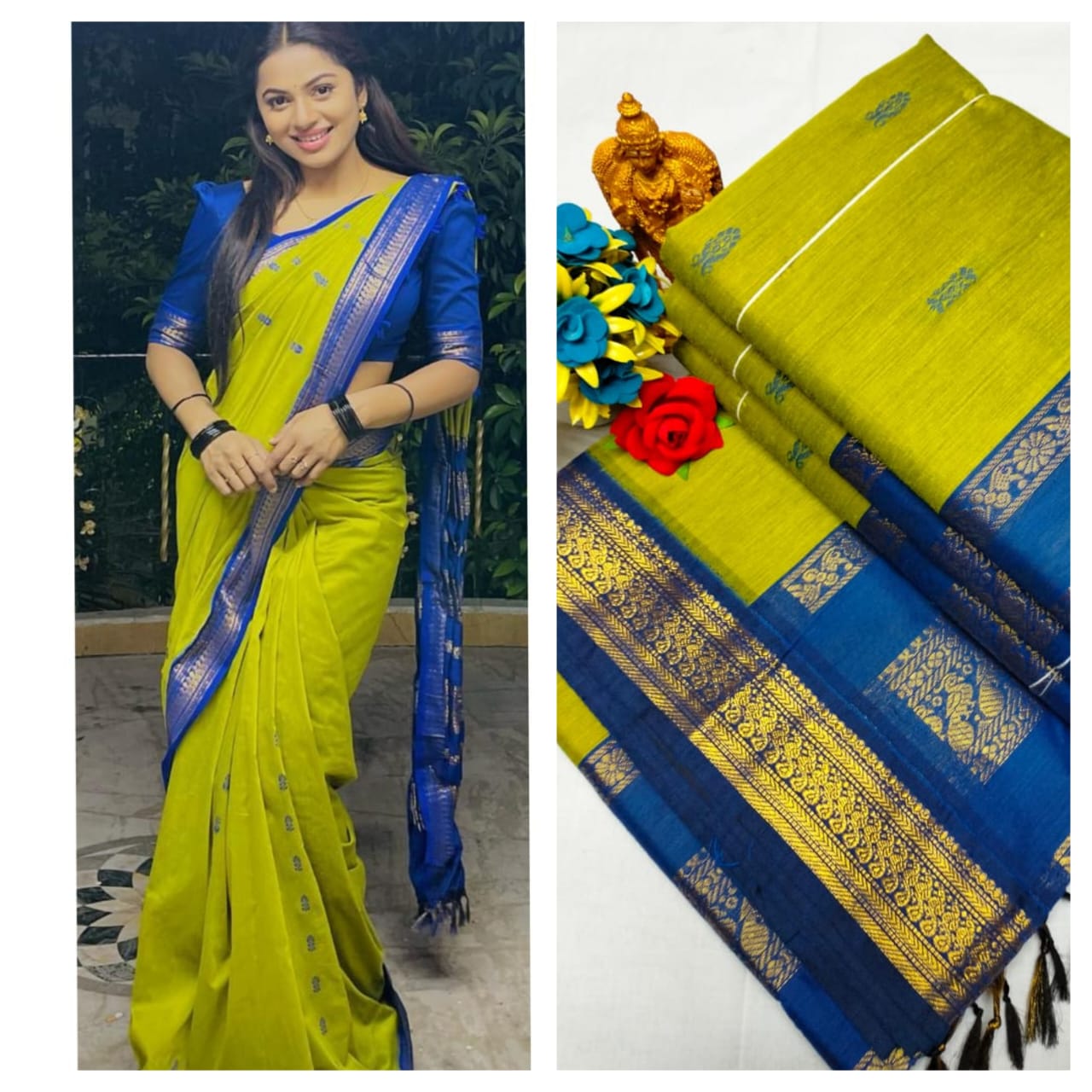 Cotton Paithani Saree