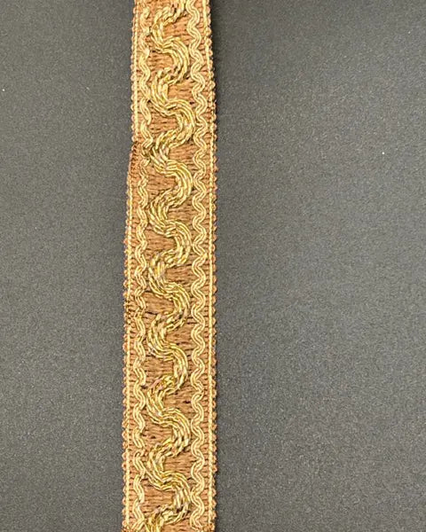 Designer Gold Zari Lace