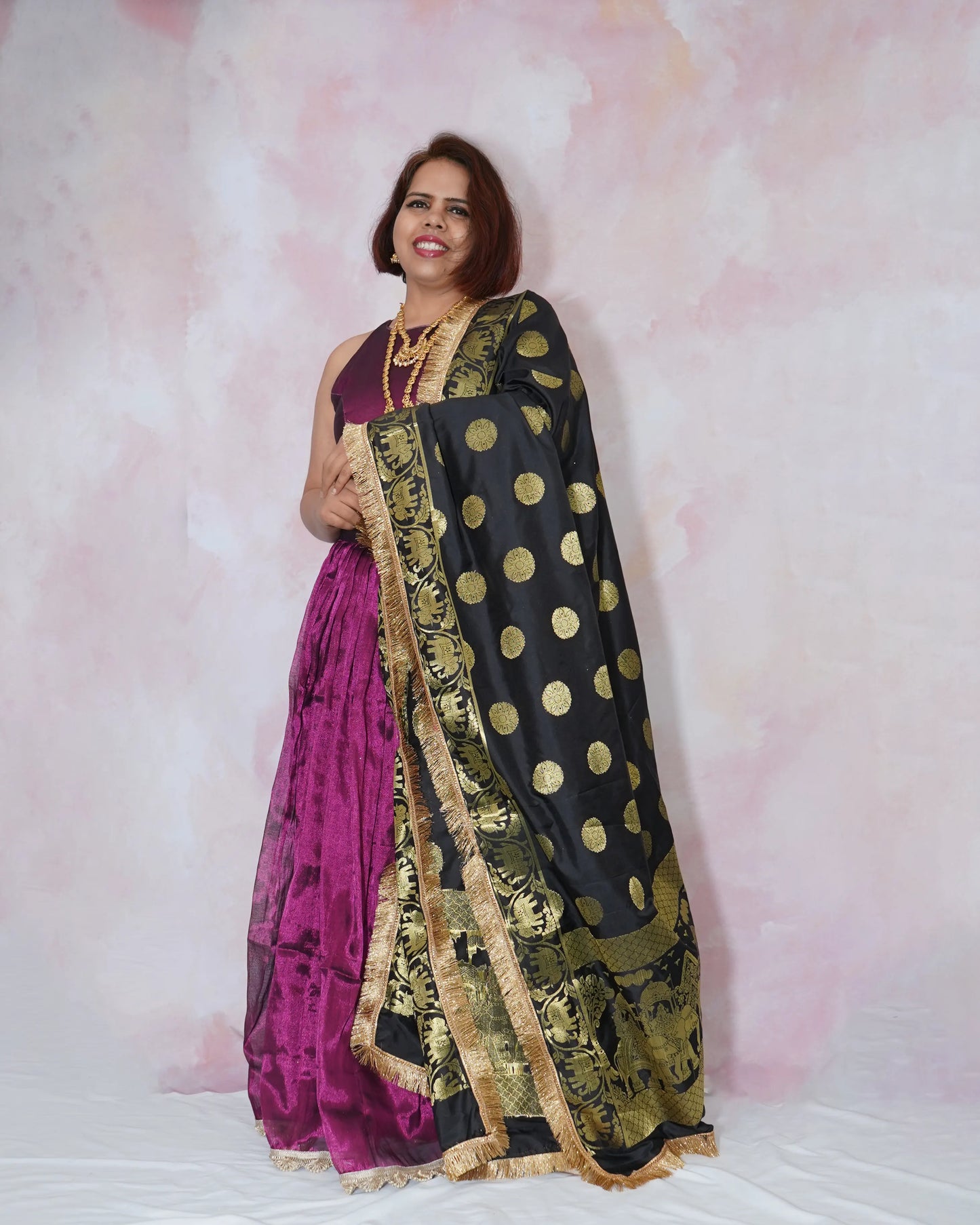 Plain Silk Lehenga Blouse