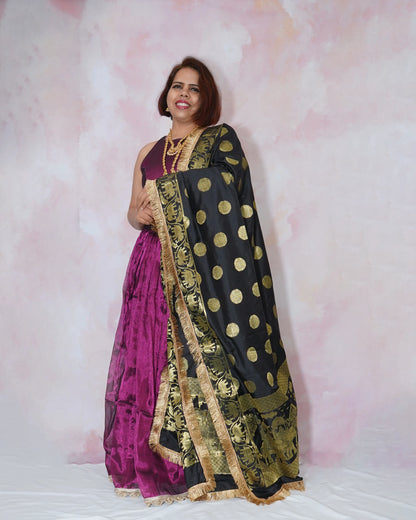 Plain Silk Lehenga Blouse