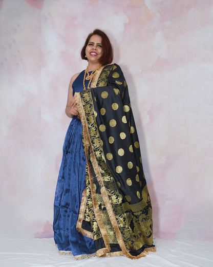 Plain Silk Lehenga Blouse