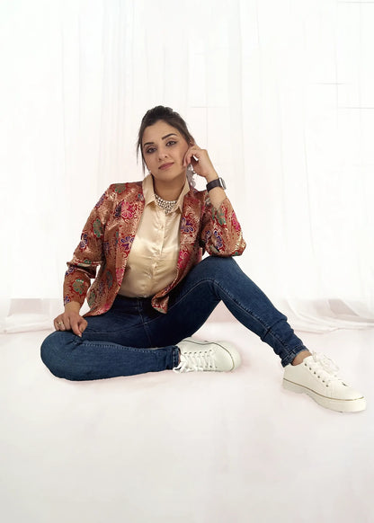 Brocate Blazer Jacket